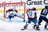 Fred Greenslade / The Canadian Press
                                Winnipeg Jets forward Kyle Connor (81) scores on Avalanche goaltender Alexandar Georgiev. The Colorado netminder allowed seven goals on 23 shots.