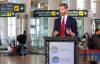 MIKE DEAL / FREE PRESS
                                Nick Hays, Winnipeg Airports Authority president & CEO, at the WAA&rsquo;s annual public meeting held in the the departures level of the Winnipeg James Armstrong Richardson International Airport, Thursday.