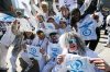 JOHN WOODS / FREE PRESS
Jets fans at the Winnipeg Jets Whiteout Party on Donald Sunday, April 21, 2024. 

Reporter: Tyler