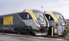 The high-frequency-rail project between Toronto and Quebec City is creating big questions around the future of Via Rail. New passenger trains sit on the tracks at the Via Rail Canada Maintenance Centre in Montreal, Thursday, Feb. 22, 2024. THE CANADIAN PRESS/Christinne Muschi