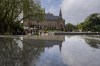 Exterior view of the Peace Palace, office of the International Court of Justice, or World Court, in The Hague, Netherlands, Thursday, May 16, 2024. The U.N.'s top court opened two days of hearings in a case brought by South Africa to see whether Israel needs to take additional measures to alleviate the suffering in war-ravaged Gaza. (AP Photo/Peter Dejong)