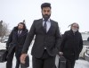 Jaskirat Singh Sidhu, the driver of the truck that collided with the bus carrying the Humboldt Broncos hockey team, arrives with his lawyers Mark Brayford, left, and Glen Luther, right, for closing arguments at his sentencing hearing Thursday, Jan. 31, 2019 in Melfort, Sask. THE CANADIAN PRESS/Ryan Remiorz