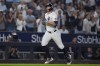 New York Yankees' Giancarlo Stanton heads for home on his two-run home run against the Minnesota Twins during the eighth inning of a baseball game Tuesday, June 4, 2024, in New York. (AP Photo/Frank Franklin II)