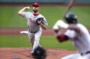 Philadelphia Phillies pitcher Zack Wheeler delivers to a Boston Red Sox batter during the first inning of a baseball game Tuesday, June 11, 2024, in Boston. (AP Photo/Charles Krupa)