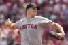 Boston Red Sox starting pitcher Nick Pivetta throws in the first inning of a baseball game against the Cincinnati Reds, Saturday, June 22, 2024, in Cincinnati. (AP Photo/Carolyn Kaster)