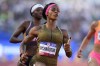 Sha'Carri Richardson wins a women's 100-meter run semi-final during the U.S. Track and Field Olympic Team Trials Saturday, June 22, 2024, in Eugene, Ore. (AP Photo/George Walker IV)