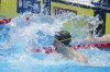 Aaron Shackell reacts after winninga Men's 200 freestyle semifinals swim-off Sunday, June 16, 2024, at the US Swimming Olympic Trials in Indianapolis. (AP Photo/Darron Cummings)