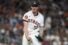 Houston Astros starting pitcher Hunter Brown reacts after striking out Colorado Rockies' Nolan Jones to end the top of the sixth inning of a baseball game Tuesday, June 25, 2024, in Houston. (AP Photo/Eric Christian Smith)