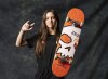 Fourteen-year-old Fay De Fazio Ebert has been named to Canada’s skateboard team for the Paris Olympics. De Fazio Ebert poses during media day organized by the Canadian Olympic Committee in Montreal, Thursday, Dec. 14, 2023. THE CANADIAN PRESS/Christinne Muschi