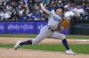 Los Angeles Dodgers pitcher Gavin Stone delivers during the first inning of the team's baseball game against the Chicago White Sox, Wednesday, June 26, 2024, in Chicago. (AP Photo/Matt Marton)