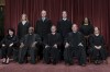 FILE - Members of the Supreme Court sit for a group portrait in Washington, Oct. 7, 2022. Bottom row, from left, Justice Sonia Sotomayor, Justice Clarence Thomas, Chief Justice John Roberts, Justice Samuel Alito and Justice Elena Kagan. Top row, from left, Justice Amy Coney Barrett, Justice Neil Gorsuch, Justice Brett Kavanaugh, and Justice Ketanji Brown Jackson. The Supreme Court justices will take the bench Monday, July 1, 2024, to release their last few opinions of the term, including their most closely watched case: whether former President Donald Trump has immunity from criminal prosecution. (AP Photo/J. Scott Applewhite)