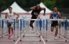 Andre De Grasse and Damian Warner will defend their Olympic titles at this summer's Paris Games as part of Canada's athletics team. Warner competes in the semifinal 100m hurdles at the Canadian Track and Field Olympic trials in Montreal, Saturday, June 29, 2024. THE CANADIAN PRESS/Christinne Muschi