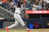 Houston Astros' Yordan Alvarez (44) hits a solo home run against the Toronto Blue Jays during sixth inning MLB baseball action in Toronto on Wednesday, July 3, 2024. THE CANADIAN PRESS/Jon Blacker