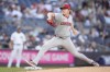 Cincinnati Reds' Andrew Abbott pitches during the first inning of a baseball game against the New York Yankees, Wednesday, July 3, 2024, in New York. (AP Photo/Frank Franklin II)