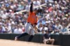 Houston Astros' Jose Altuve points after hitting an RBI single during the second inning of a baseball game against the Minnesota Twins, Sunday, July 7, 2024, in Minneapolis. (AP Photo/Abbie Parr)