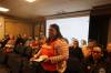 Around 45 minutes into Monday&rsquo;s Mountain View School Division board of trustees meeting in Dauphin, parent Jarri Thompson interrupted proceedings to call for the board&rsquo;s dissolution and criticized trustees&rsquo; recent actions. (Colin Slark/The Brandon Sun)