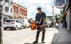 MIKAELA MACKENZIE / FREE PRESS 

Eric the Great in Osborne Village on his 70th birthday on Friday. The local songsmith’s career took root in venues such as the Blue Note, Wiseguys and the Windsor Hotel, all of which he’s outlasted.