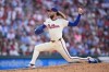 Philadelphia Phillies' Matt Strahm pitches during the seventh inning of a baseball game against the Miami Marlins, Saturday, June 29, 2024, in Philadelphia. (AP Photo/Matt Slocum)