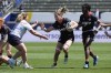 Canada's rugby sevens women have been drawn in a pool with New Zealand, Fiji and China at the Paris Olympics later this month. Canada's Sophie de Goede carries the ball against the United States during the second half of a Pacific Four Series women's rugby match, Sunday, April 28, 2024, in Carson, Calif. THE CANADIAN PRESS/AP-Marcio Jose Sanchez