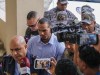 FILE - Tampa Bay Rays shortstop Wander Franco, center, is escorted by police to court in Puerto Plata, Dominican Republic, Jan. 5, 2024. Dominican prosecutors formally accused Franco on Tuesday, July 9, 2024, of sexual abuse against a 14-year-old girl. (AP Photo/Ricardo Hernandez, File)