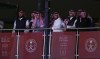 FILE - Saudi Crown Prince Mohammed bin Salman, left, watches as defending champion Andy Ruiz Jr. fights Britain's Anthony Joshua in a World Heavyweight Championship boxing contest at the Diriyah Arena, Riyadh, Saudi Arabia on Dec. 8, 2019. Saudi Arabia and the IOC are teaming up for their first commercial deal together with the oil-rich kingdom set to host the first Esports Olympics next year. The gaming partnership will be for 12 years “with Olympic Esports Games held regularly,” the International Olympic Committee said in a statement Friday July 12, 2024. (AP Photo/Hassan Ammar, File)