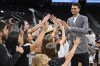 FILE - San Antonio Spurs' Victor Wembanyama, the No. 1 draft pick, greets fans before an NBA basketball press conference, Saturday, June 24, 2023, at the AT&T Center in San Antonio. (AP Photo/Darren Abate, File)