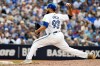 Toronto Blue Jays relief pitcher Yimi Garcia (93) throws to a Detroit Tigers batter in ninth inning American League baseball action in Toronto on Saturday, July 20, 2024. THE CANADIAN PRESS/Jon Blacker