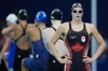 Summer McIntosh of Canada prepares for a heat in the women's 400-metre freestyle at the 2024 Summer Olympics, Saturday, July 27, 2024, in Nanterre, France. THE CANADIAN PRESS/AP/Ashley Landis
