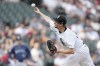 Chicago White Sox starting pitcher Erick Fedde delivers during the first inning of a baseball game against the Seattle Mariners on Saturday, July 27, 2024, in Chicago. (AP Photo/Charles Rex Arbogast)