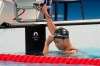 Margaret Mac Neil, of Canada, reacts after swimming in the women's 100m butterfly finals at the 2024 Summer Olympics, Sunday, July 28, 2024 in Nanterre, France. THE CANADIAN PRESS/Adrian Wyld