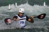 Alex Baldoni of Canada competes in the men's kayak single heats at the 2024 Summer Olympics, Tuesday, July 30, 2024, in Vaires-sur-Marne, France. THE CANADIAN PRESS/AP-Kirsty Wigglesworth