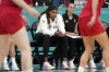 Germany's Nyara Sabally sits on the bench during a women's basketball game against Japan at the 2024 Summer Olympics, Thursday, Aug. 1, 2024, in Villeneuve-d'Ascq, France. (AP Photo/Michael Conroy)
