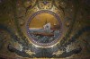 The mosaic of the cul-de-four of the apse is pictured inside the Notre Dame de la Garde Basilica in Marseille, France, Tuesday, July 30, 2024. (AP Photo/Daniel Cole)