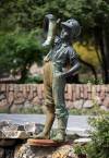 Ruth Bonneville / Free Press Files
                                The Boy with the Boot statue in the Assiniboine Park&rsquo;s English Gardens is now protected as a heritage resource.