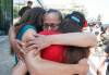 THE CANADIAN PRESS/John Woods
                                Families and supporters of four murdered women celebrate outside the Manitoba Law Courts after the guilty verdict of serial killer Jeremy Skibicki is read in a courtroom in Winnipeg on Thursday, July 11, 2024. Skibicki plead guilty, but not criminally responsible due to mental illness, to the murders of Marcedes Myran, 26, Morgan Harris, 39, and Rebecca Contois, 24 and a fourth, unidentified woman. A judge determined Skibicki is guilty of killing all four women.