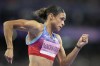 Sydney McLaughlin-Levrone, of the United States competes in the women's 400 meters hurdles final at the 2024 Summer Olympics, Thursday, Aug. 8, 2024, in Saint-Denis, France. (AP Photo/Ashley Landis)