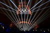 Lights illuminate the Eiffel Tower at the Trocadero during the opening ceremony for the 2024 Summer Olympics in Paris, France, July 26. Experts say that Olympics ads and sponsorships can offer big rewards for companies that choose to spend on them even if those ads spark criticism from some viewers. (Loic Venance/Pool Photo via AP)