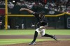 Arizona Diamondbacks relief pitcher Luis Frias (65) throws against the Colorado Rockies in the first inning during a baseball game, Saturday, March 30, 2024, in Phoenix. THE CANADIAN PRESS/AP-Rick Scuteri
