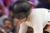 Lea Friedrich of Germany competes during the women's sprint event, at the Summer Olympics, Sunday, Aug. 11, 2024, in Paris, France. (AP Photo/Thibault Camus)