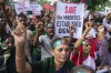 Bangladesh Hindus hold a protest rally condemning communal atrocities committed against them and other religious groups in the Muslim-majority country, in Dhaka, Bangladesh, Sunday, Aug. 11, 2024. (AP Photo/Rajib Dhar)