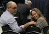 Freedom Convoy organizers Tamara Lich and Chris Barber wait for the Public Order Emergency Commission to begin, Nov. 1, 2022 in Ottawa. The drawn-out criminal trial of 