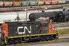 CN rail trains are shown at the CN MacMillan Yard in Vaughan, Ont., on Monday, June 20, 2022. The country's two main freight railways are starting to turn away thousands of tonnes of cargo ahead of a potential lockout next week.
THE CANADIAN PRESS/Nathan Denette