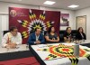 Pimicikamak Cree Nation Chief David Monias, left to right, Manitoba Keewatinowi Okimakanak Grand Chief Garrison Settee, Nisichawayasihk Cree Nation Chief Angela Levasseur, NCN Health Director Lynda Wright and Executive Director of the Nisichawayasihk Personal Care Home Jessie Horodecki take part in a press conference in Winnipeg on July 22, 2024. THE CANADIAN PRESS/Brittany Hobson
