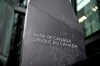 A sign at the Bank of Canada building is seen in Ottawa, on Wednesday, July 24, 2024. THE CANADIAN PRESS/Justin Tang