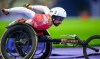 Brent Lakatos competes in the Men’s 5000m T54 Final at the 2024 Paralympic Games in Paris, France on August 31, 2024. Canada earned three medals, with two golds courtesy of two of its biggest names at the Paralympic Games on Day 8. THE CANADIAN PRESS/HO-CANADIAN PARALYMPIC COMMITTEE, Angela Burger, *MANDATORY CREDIT*