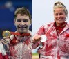 Canada's Nicholas Bennett, left, and Brianna Hennessy, shown in this recent image from the 2024 Paralympic Games in Paris. Swimmer Bennett and para canoeist Hennessy will be Canada's flag-bearers for the closing ceremonies of the Paralympic Games in Paris.THE CANADIAN PRESS/HO, AP