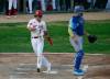 JOHN WOODS / FREE PRESS
                                Andy Armstrong scores a run Tuesday against the Sioux Falls Canaries in the Goldeyes&rsquo; victory.