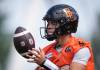 DARRYL DYCK / THE CANADIAN PRESS FILES
                                Quarterback Nathan Rourke makes his return to the B.C. lineup Sunday. In his only season as a CFL starter in 2022, he completed 78 per cent of his passes for 3,349 yards, threw for 25 touchdowns and 10 interceptions in only 10 games.