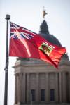 MIKAELA MACKENZIE / FREE PRESS FILES
                                Manitoba is the only province in Canada whose entry into the federation was led by Indigenous people. The provincial flag needs to change to accurately reflect that history, Tom Brodbeck writes.