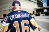 MIKAELA MACKENZIE / FREE PRESS
                                After several references in strip storylines, the Bombers sent Tom Batiuk a jersey with a “Crankshaft” name bar on the back so he could represent in the Buckeye State.
